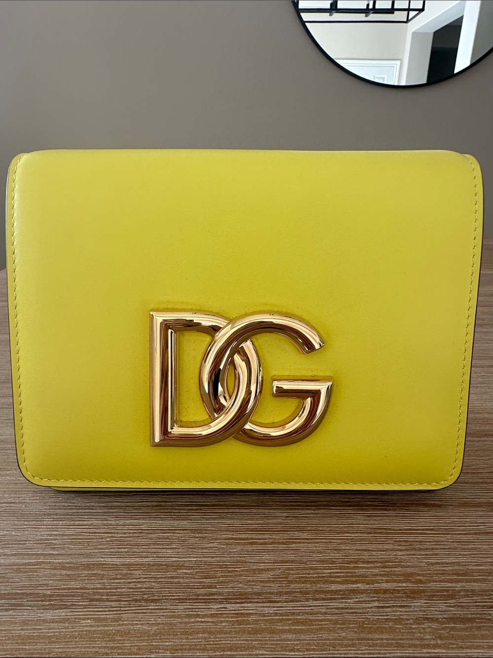 Dolce & Gabbana Yellow Leather Crossbody - NWOT